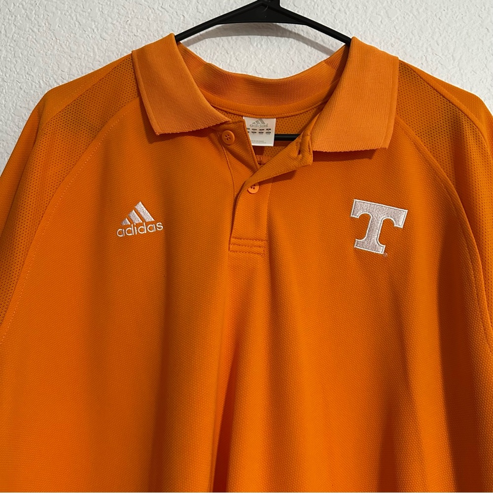 Adidas Tennessee Volunteers Polo ClimaCool Shirt‎ Men’s Size L SEC University - Picture 2 of 6